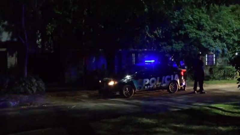 La Policía en el lugar del crimen.