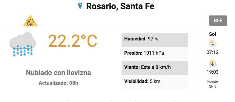 &nbsp;Así amanecía la ciudad.