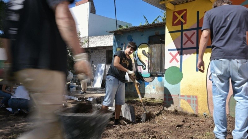Entre las propuestas se destacaron talleres de intervención urbana.