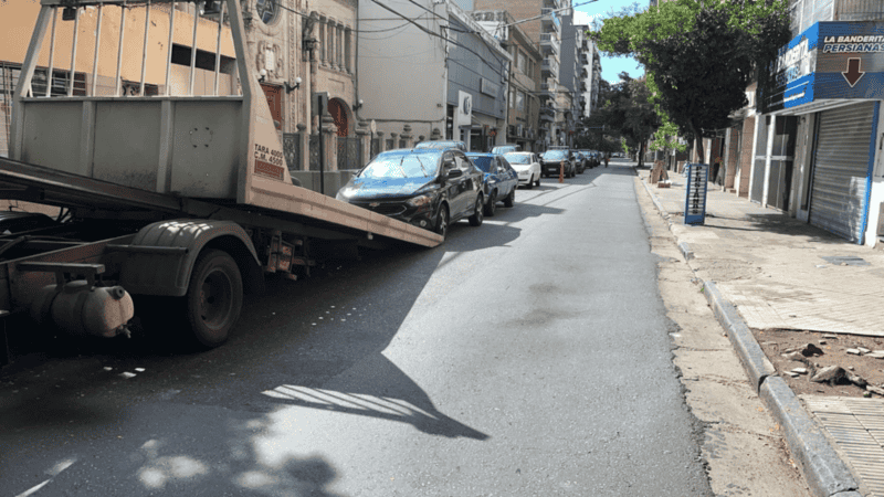 &nbsp;El auto fue removido este sábado a la tarde. 