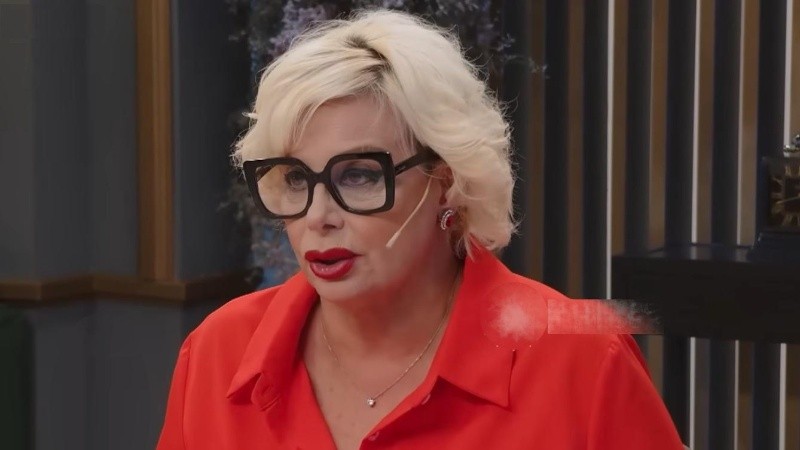 La conductora Carmen Barbieri.