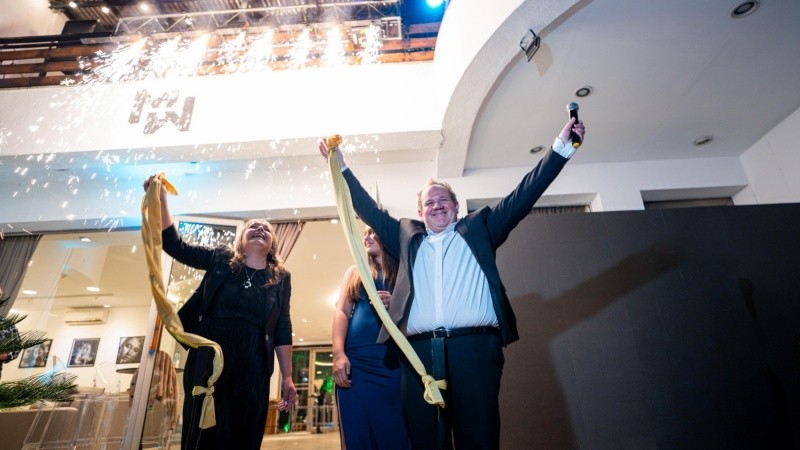 Los titulares de la firma celebraron la inauguración del nuevo estudio en Funes&nbsp;