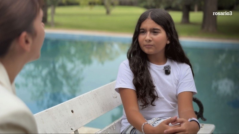 Sana, de solo 14 años, habló de su experiencia