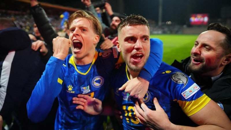 Bosnia y Herzegovina dejó afuera del Mundial a la histórica Italia.