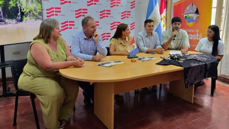 Una postal del encuentro.