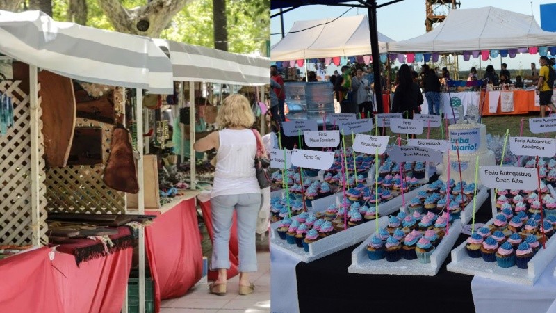 Unas Pascuas de feria y artesanías en Rosario.