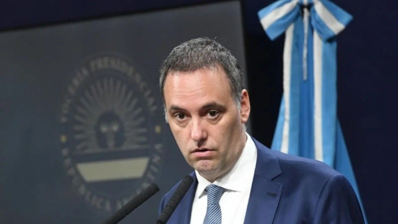 El jefe de Gabinete Manuel Adorni.