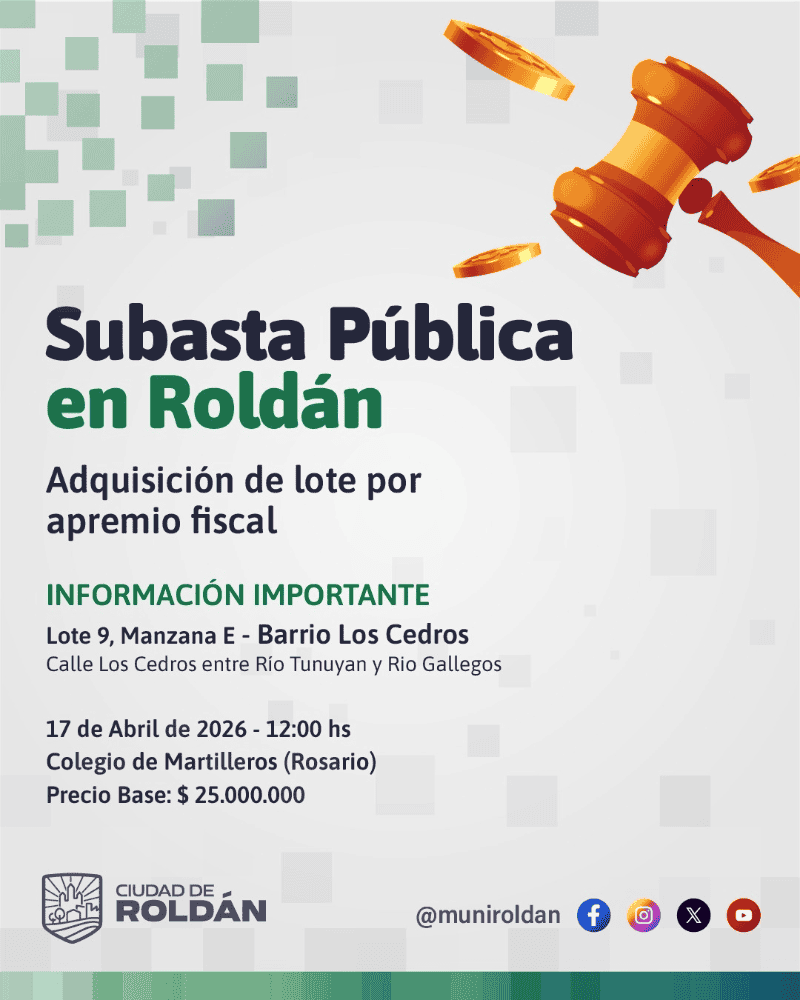 &nbsp;El loteo será el 17 de abril. 