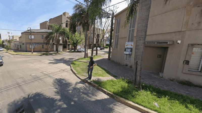 La zona donde vivía la pareja que encontraron sin vida.
