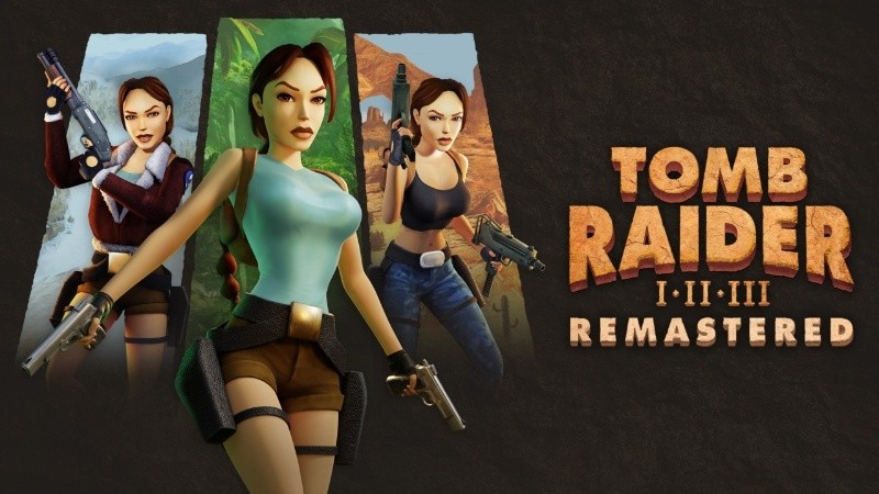 La trilogia de Tomb Raider con el icónico personaje de Lara Croft.&nbsp;