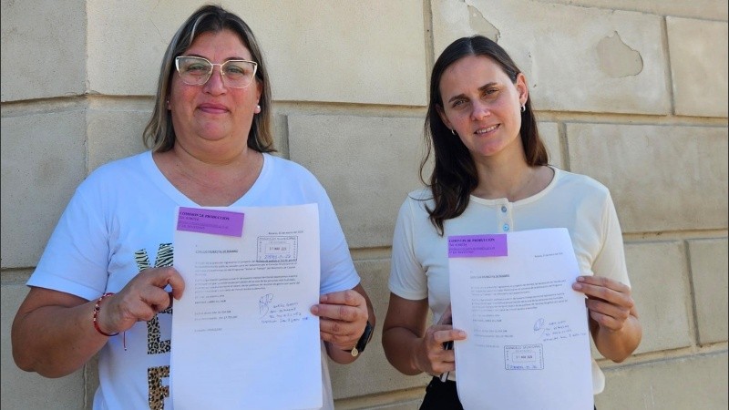Sofía Botto y Alejandra Amarillo, dirigentas de Libres del Sur Rosario, mantuvieron reuniones con concejales a quienes les elevaron la preocupación de las consecuencias del cierre del programa.