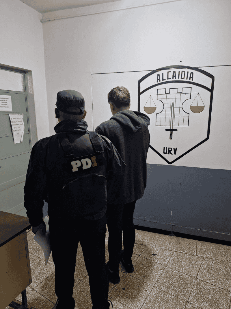 El adolescente aprehendido en Sunchales.