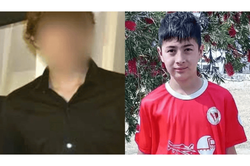 Tiroteo y crimen en una escuela de San Cristóbal: Gino C. y la víctima fatal, Ian Cabrera.