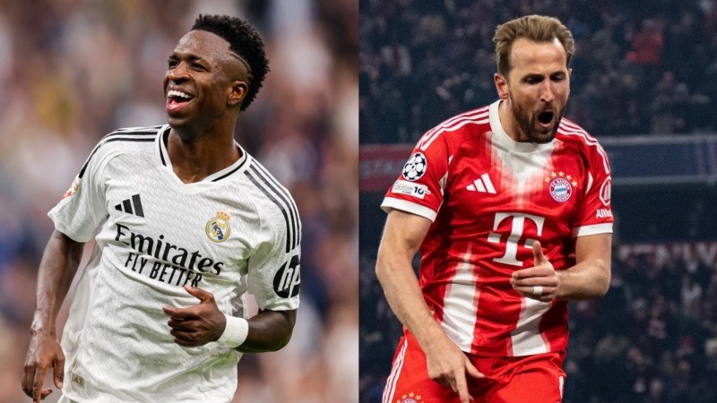 Vinícius Junior y Harry Kane, dos estrellas frente a frente en el Bernabéu.