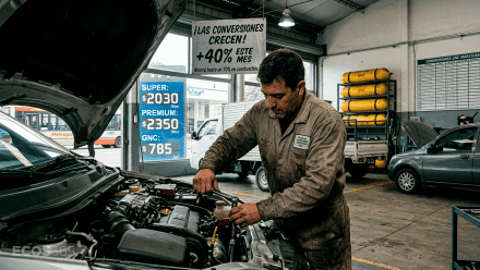 El encarecimiento sostenido de las naftas impulsó un salto del 70% interanual en la adopción de equipos de GNC