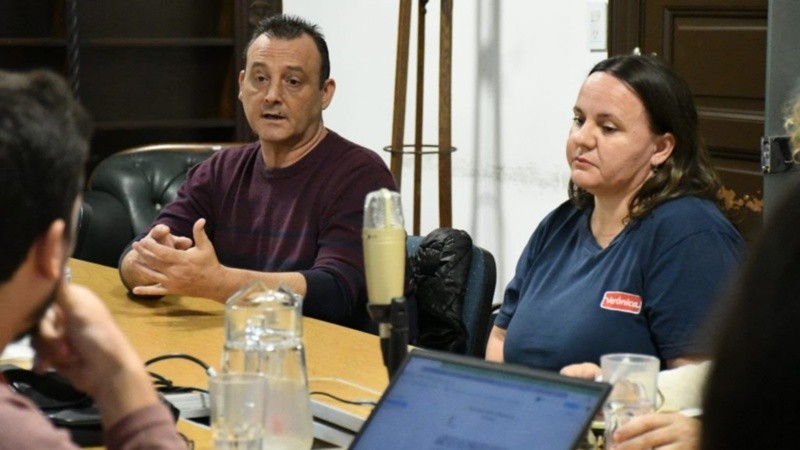 Trabajadores de Lácteos Verónica fueron al Concejo.