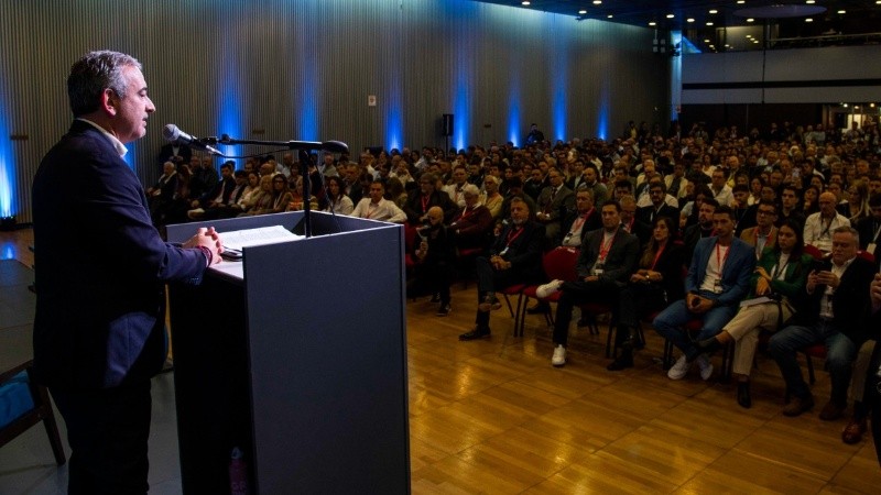 Javkin habló en el Foro de la Construcción de Rosario&nbsp;