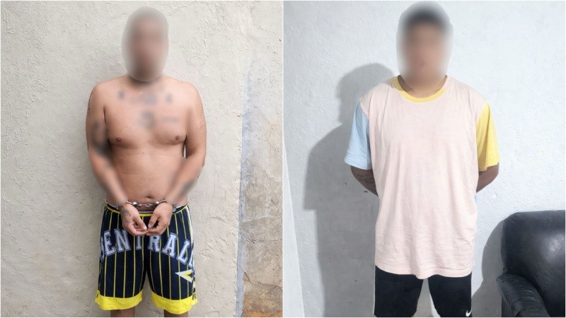 Pity y Leo, detenidos por aprietes vinculados al narcomenudeo.