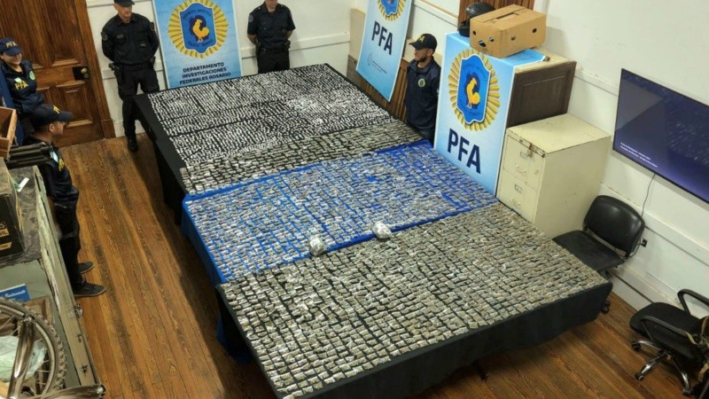 Aseguran que la droga secuestrada era de la organización que comanda Claudio 