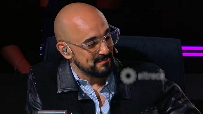 El cantante Abel Pintos.