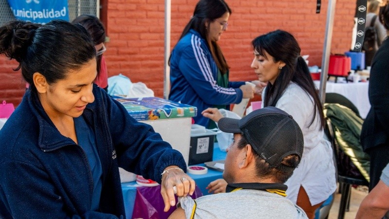 El centro de salud en el barrio Stella Maris de Rosari.&nbsp;