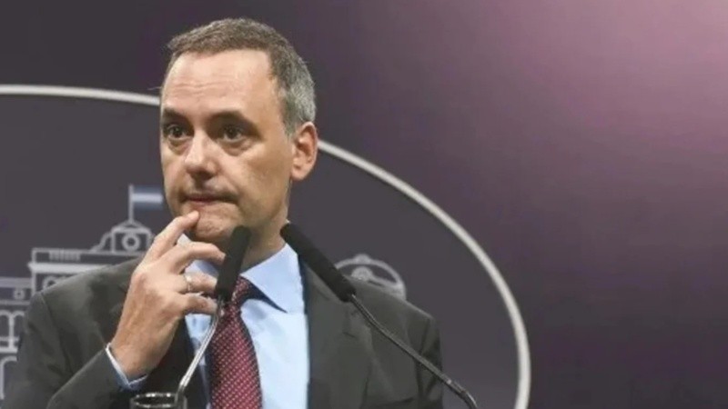 El jefe de Gabinete, Manuel Adorni.