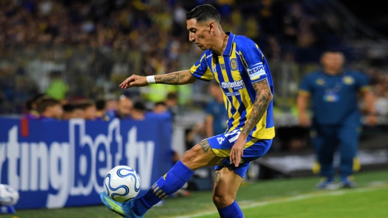 Angel Di Maria. Rosario Central vs Independiente del Vale. Copa Conmebol Libertadores de America.