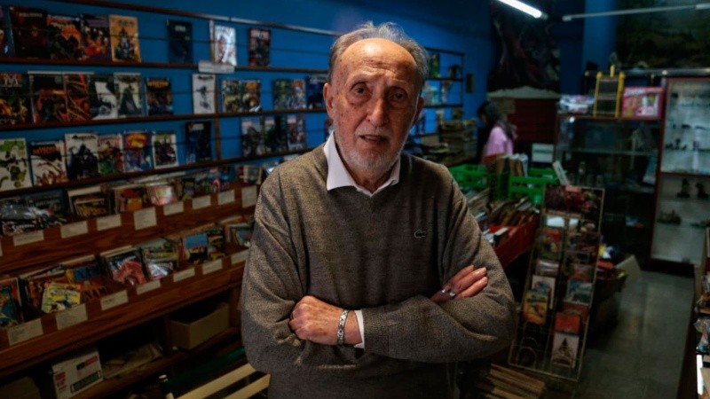 Jorge, dueño de Tótem Comiquería. (Alan Monzón/Rosario3)