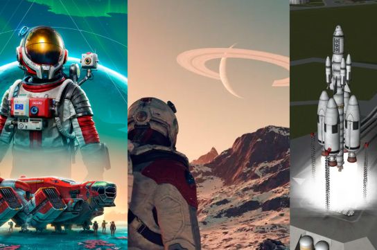 Hay varias opciones para explorar el espacio exterior en los videojuegos.