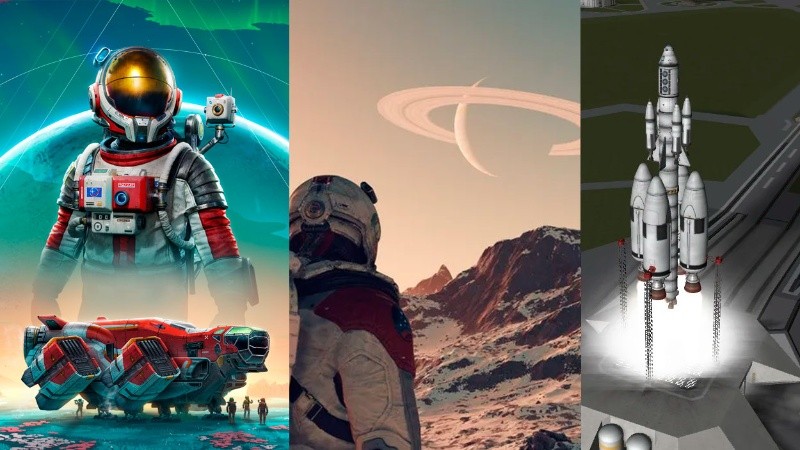 Hay varias opciones para explorar el espacio exterior en los videojuegos.