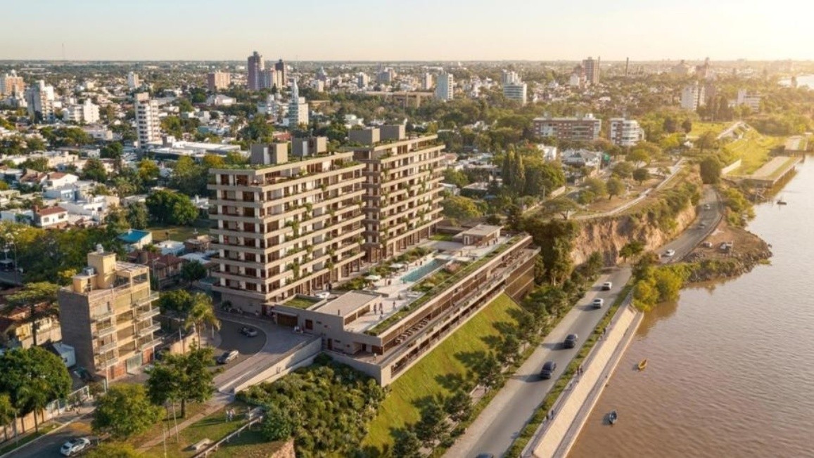Avanza el desarrollo inmobiliario más importante sobre la costanera de San Lorenzo.