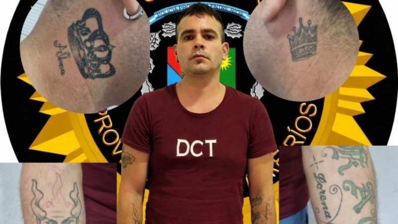 Nicolás Alexander Acosta, alias “Nino”, el hombre buscado por el crimen en Colón. (Foto: El Entre Ríos)