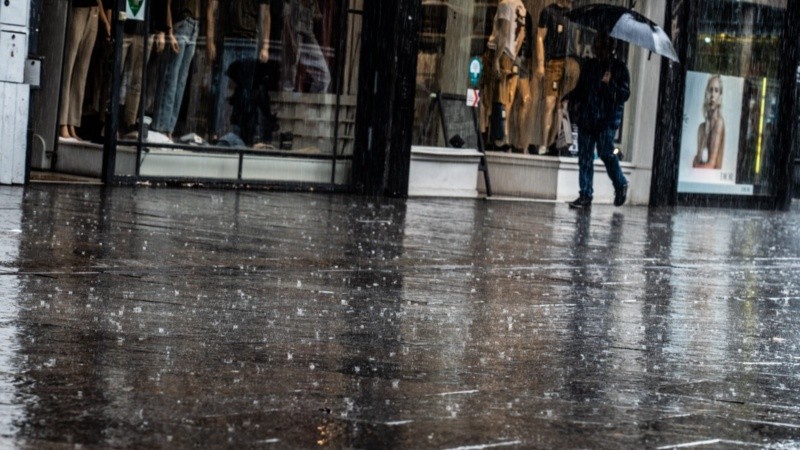 El miércoles estará pasado por agua, según el SMN.