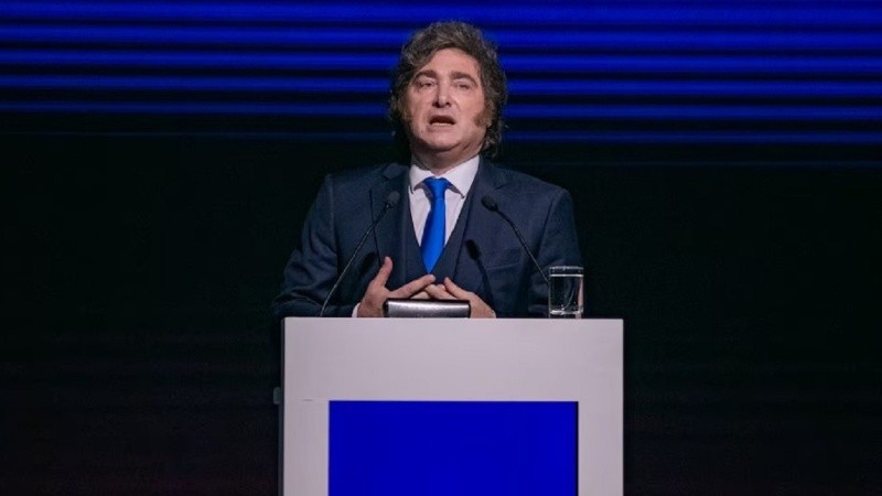 Javier Milei dijo que el 3,4% de inflación de marzo le 