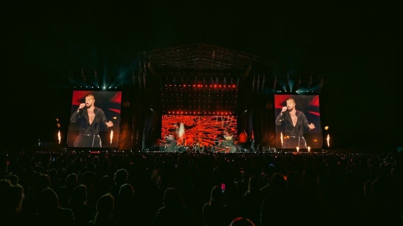 Ricky Martin en el Autódromo (Diego de Bruno).