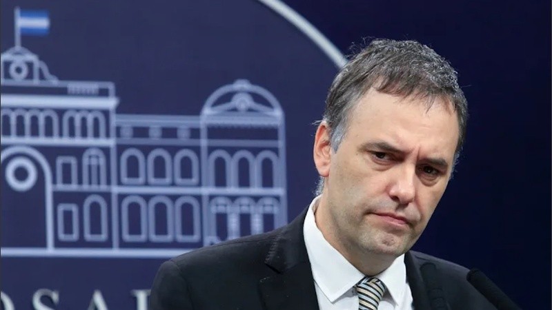 El jefe de Gabinete, Manuel Adorni.