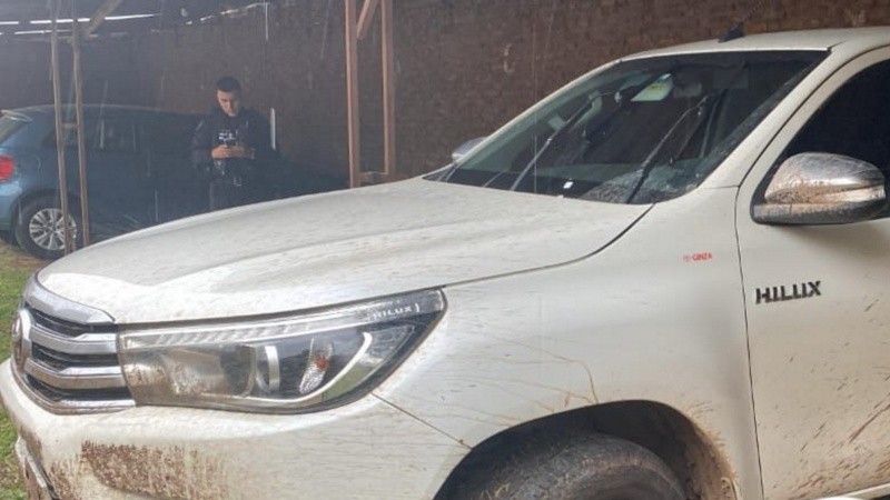 La Hilux robada en Serodino apareció en barrio 7 de Septiembre.