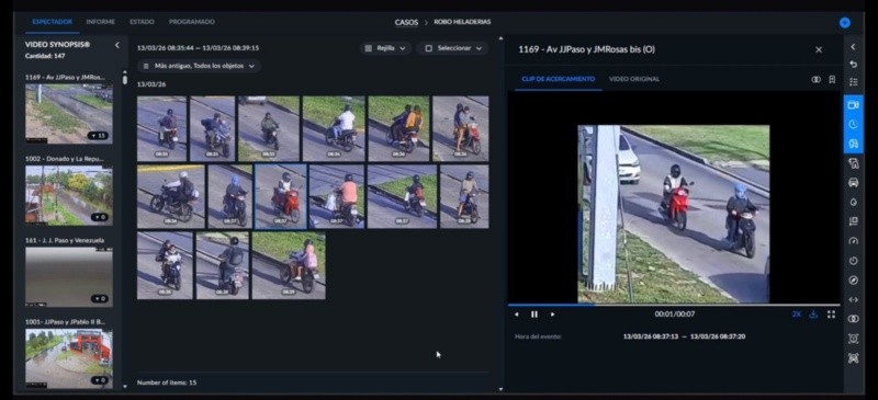 Una de las capturas del sistema Lince&nbsp;