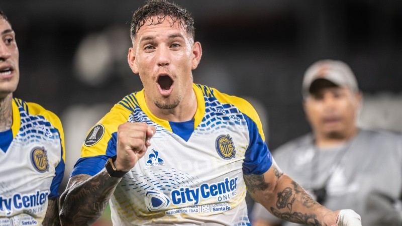 Copetti gritó también en Libertadores y confirma su gran momento (Rosario Central).