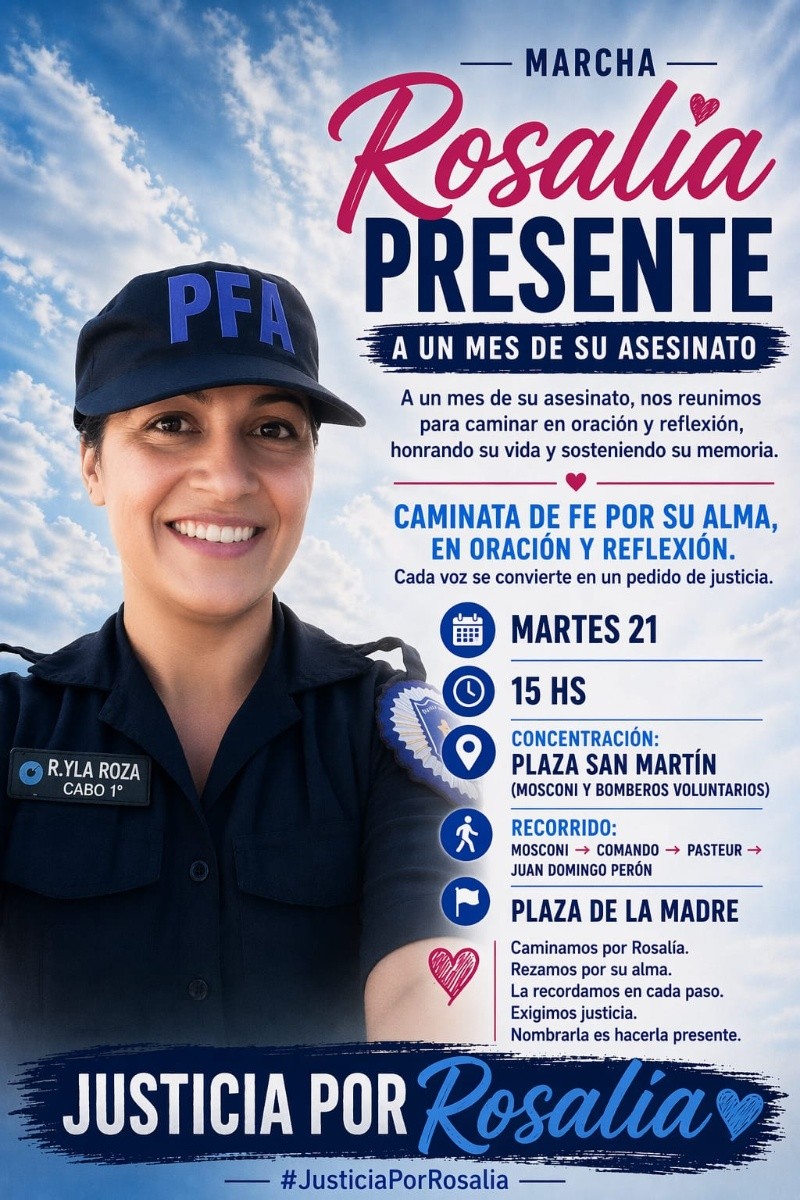 El afiche de la convocatoria.