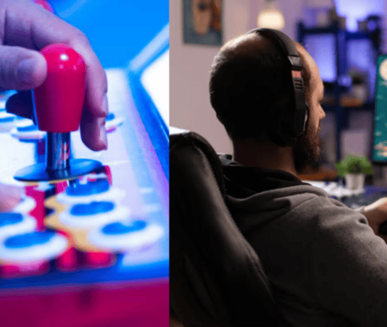 Dos generaciónes, formas diferentes de jugar videojuegos.