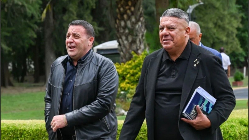 Pablo Toviggino y Claudio Tapia.