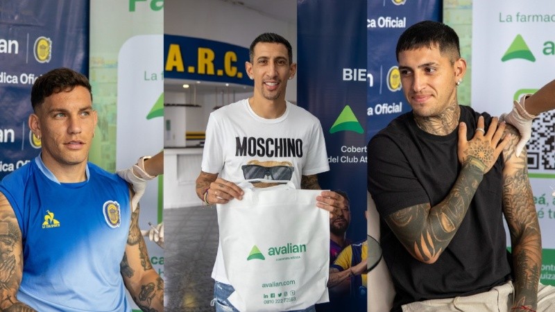 Los futbolistas de Central se unieron a la campaña