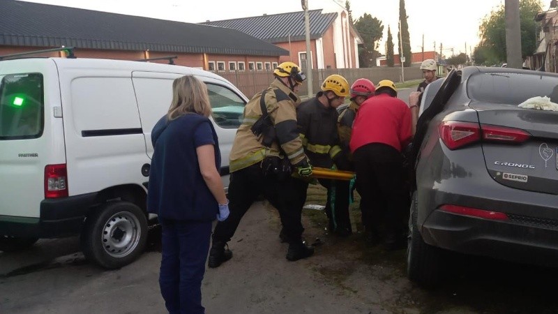 El siniestro vial se dio a primera hora de este sábado.