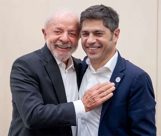 El gobernador bonaerense estuvo con Lula y con Rodríguez Zapatero (NA).