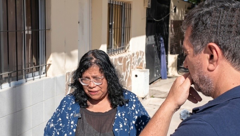 &nbsp;La pastora Gladis Gómez.