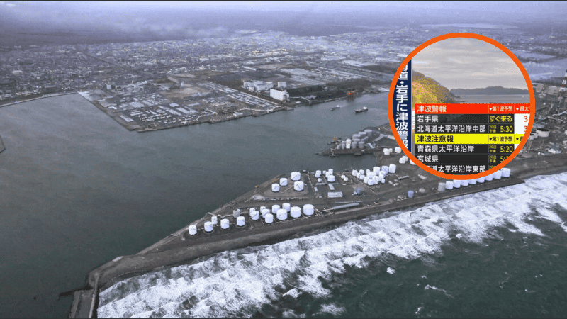 El sismo se percibió incluso en Tokio, donde edificios se sacudieron a gran distancia del epicentro.