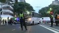 El colectivo atropelló a la mujer en Dorrego y Pellegrini.