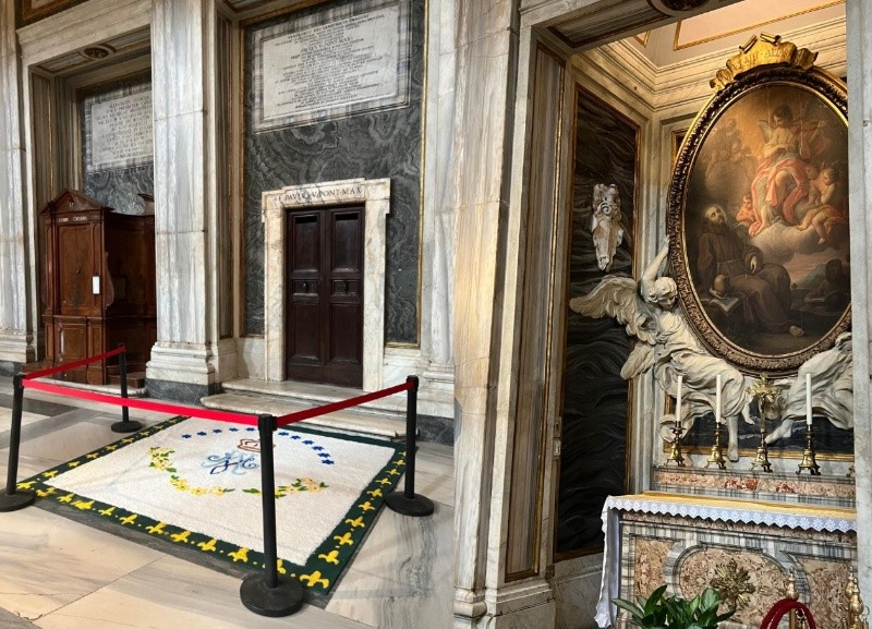 &nbsp;Imágenes del interior de la basílica de Santa María la Mayor.