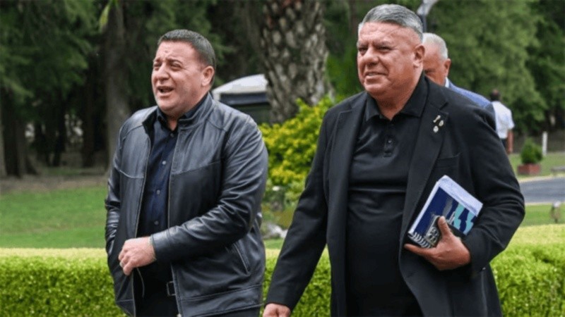 Toviggino junto a Tapia: los dos son investigados por la Justicia.